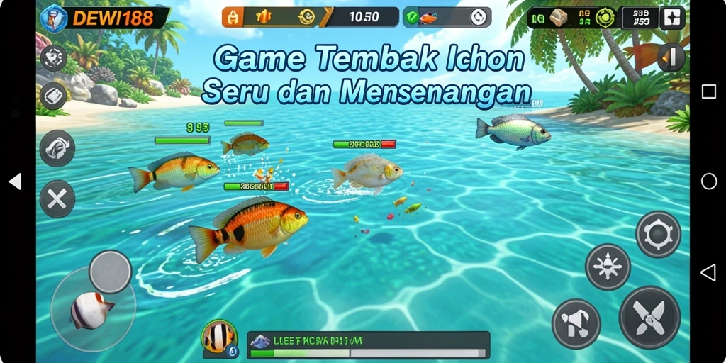 Gameplay seru Tembak Ikan di DEWI188 yang mengasyikkan.