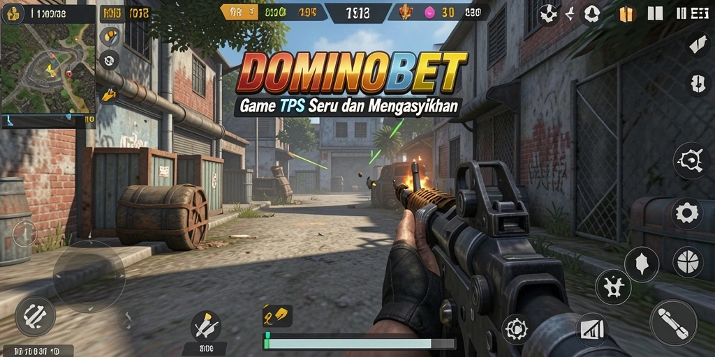 Tampilan gameplay seru dari DOMINOBET dengan aksi mendebarkan.