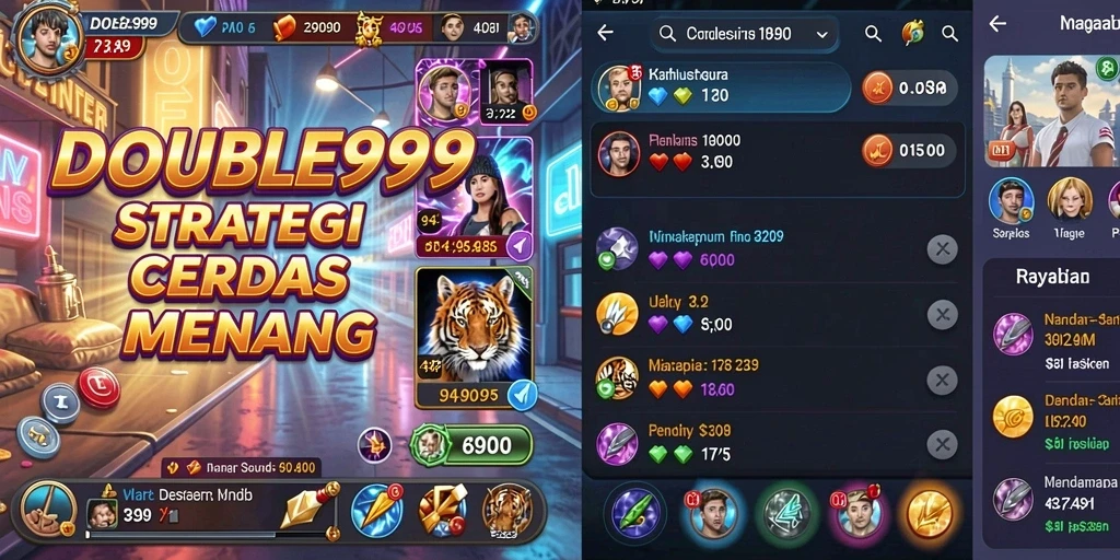 Tangkapan layar dari gameplay DOUBLE999 yang mendebarkan dan strategis.