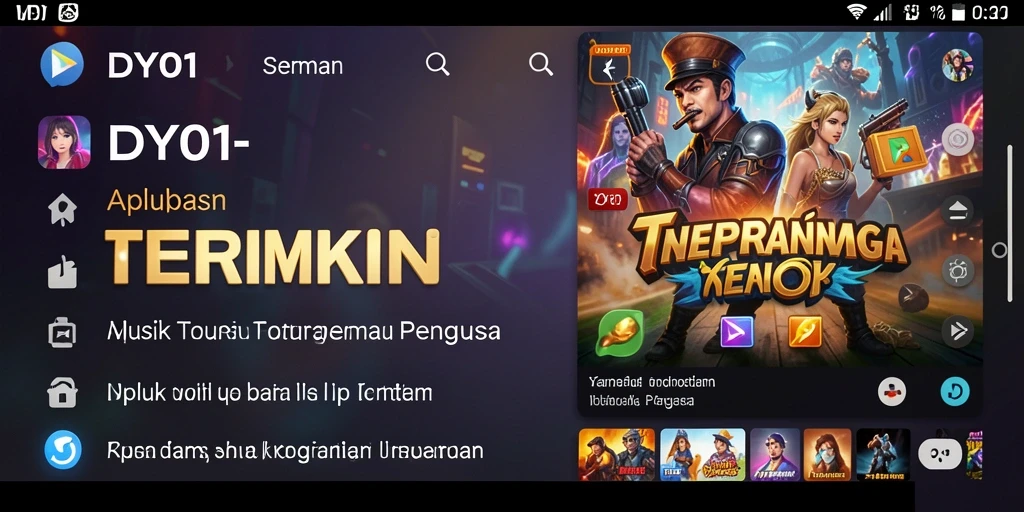 Tampilan gameplay DY01 yang seru dan interaktif dalam belajar musik.