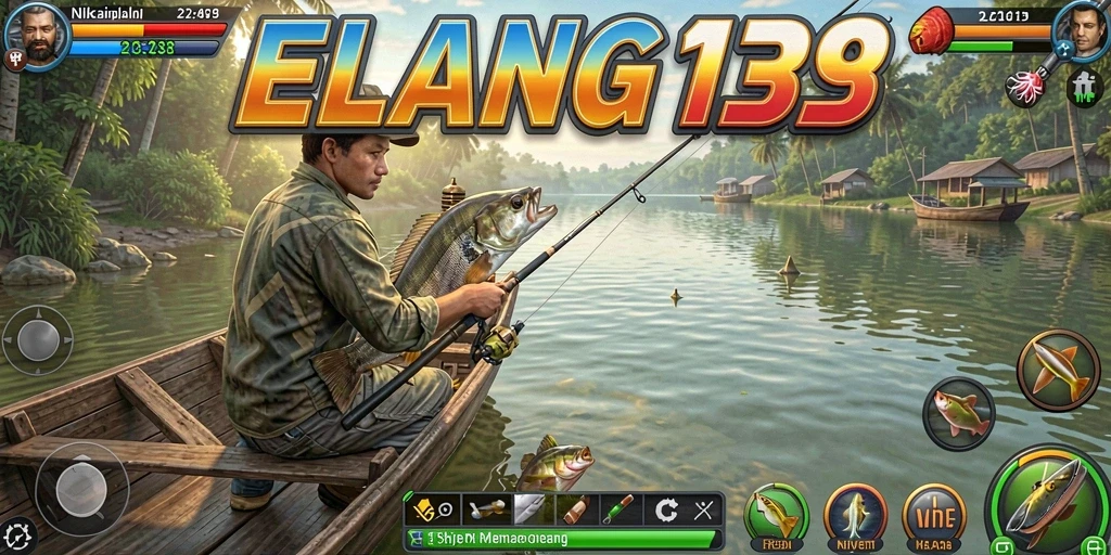 Screenshot ELANG138 menampilkan aktivitas memancing yang mendebarkan.