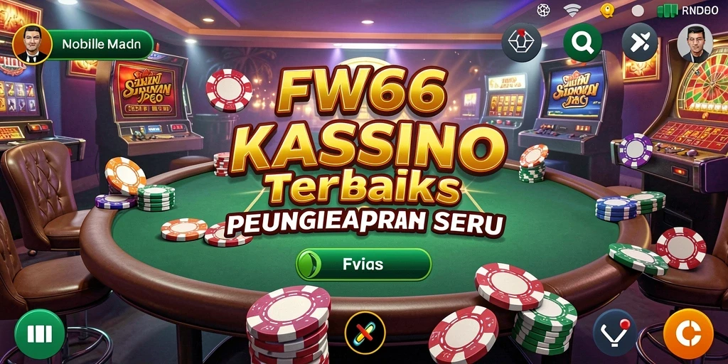 Tampilan menarik dari gameplay Kasino FW66 yang seru dan mendebarkan.