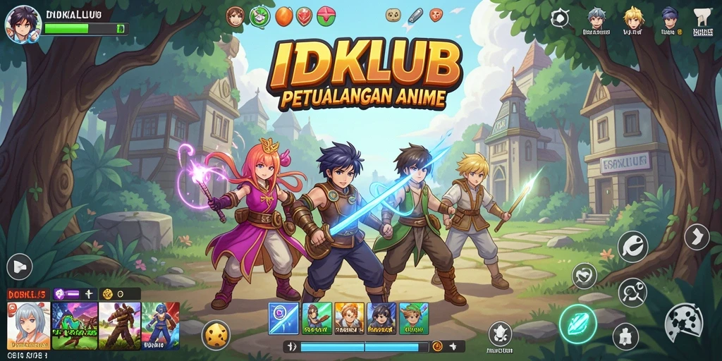 Screenshot menampilkan karakter anime dalam pertempuran yang menegangkan.