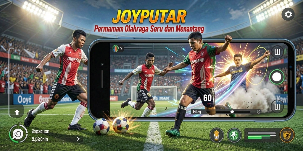 Tampilan gameplay yang seru dan mendebarkan di JOYPUTAR.