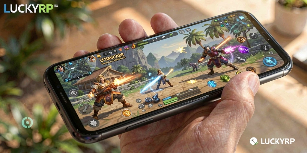 Tampilan antarmuka LUCKYRP yang modern dan intuitif.