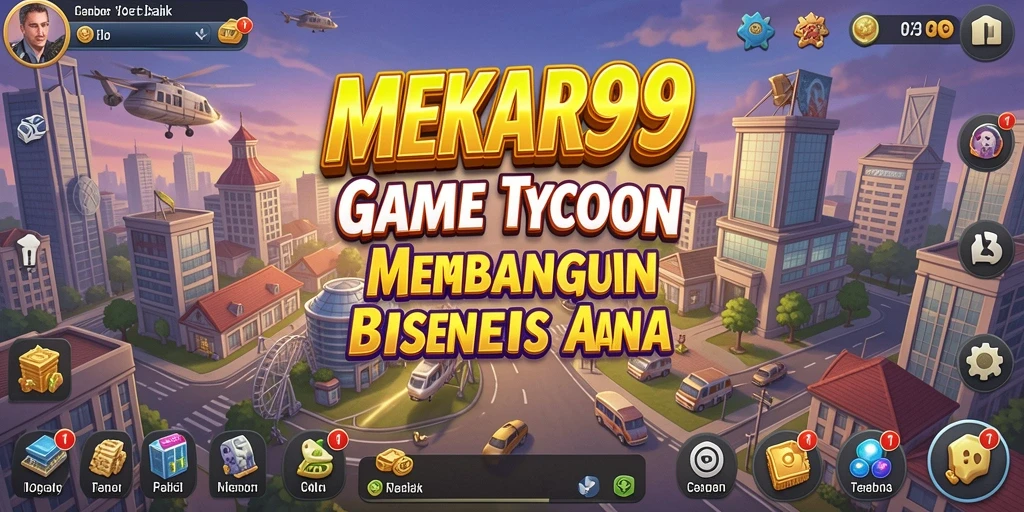Tampilan menarik dari gameplay <strong>MEKAR99</strong> yang menawarkan pengalaman Tycoon yang mendalam.