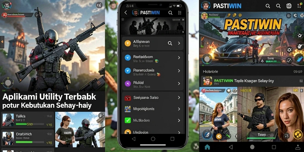 Tampilan antarmuka PASTIWIN yang intuitif dan mudah digunakan.