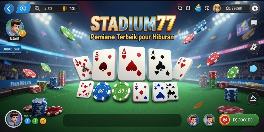 Tampilan menarik dari gameplay STADIUM77 yang penuh aksi.