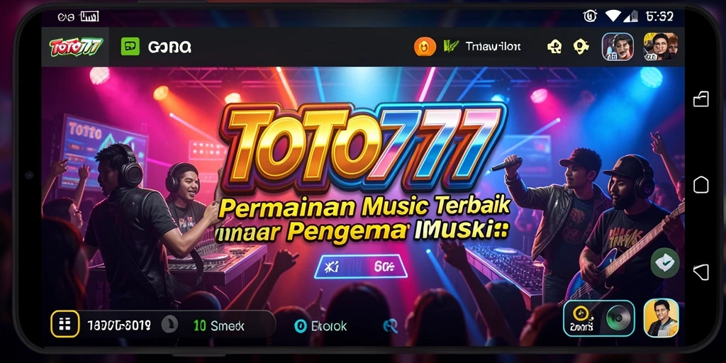 Tampilan gameplay TOTO777 yang seru dan interaktif dalam tantangan musik.