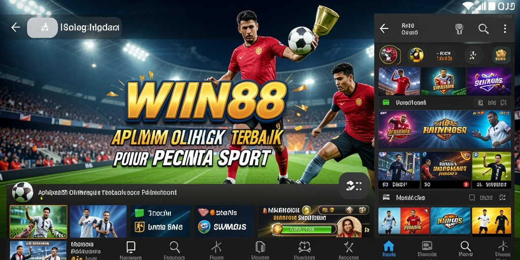 Gameplay seru dan interaktif dari aplikasi WIN88 yang menarik bagi pecinta olahraga.
